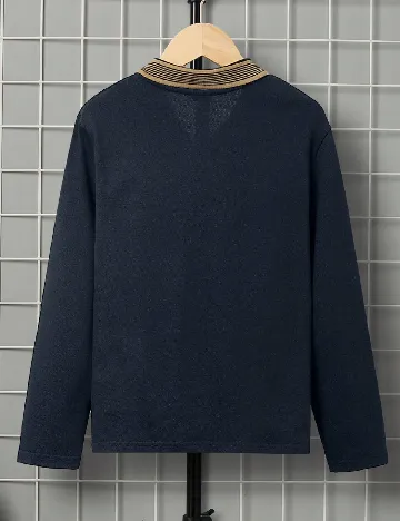 Bluza Shein Kids, bleumarin