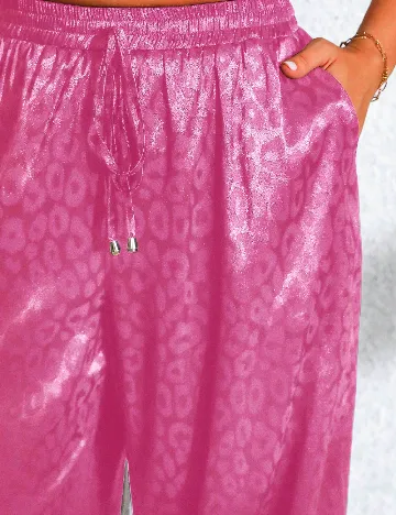 Pantaloni SHEIN CURVE, roz