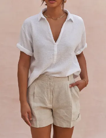 Bluza Oversize Charli, alb