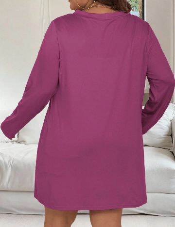 Cardigan SHEIN CURVE, magenta