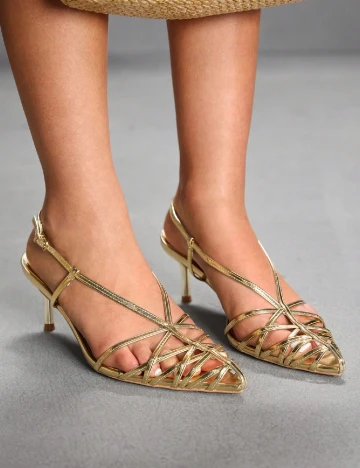 Pantofi Cuccoo, auriu