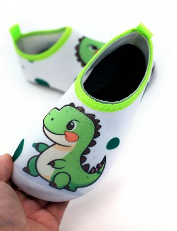 Papuci de Casa Shein Kids, alb