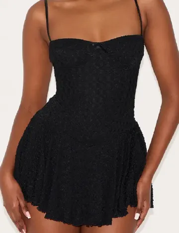 Salopeta PrettyLittleThing, negru