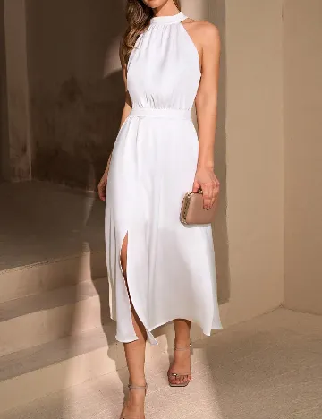 Rochie medie SHEIN, alb