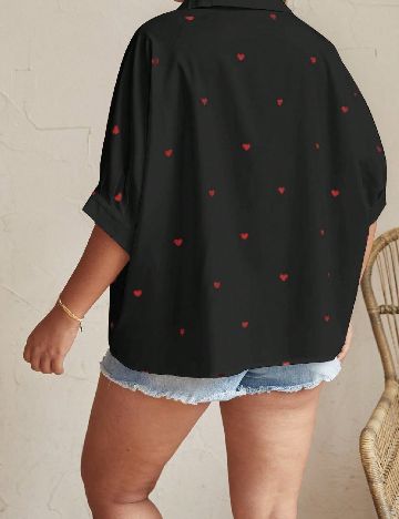 Camasa SHEIN CURVE, negru