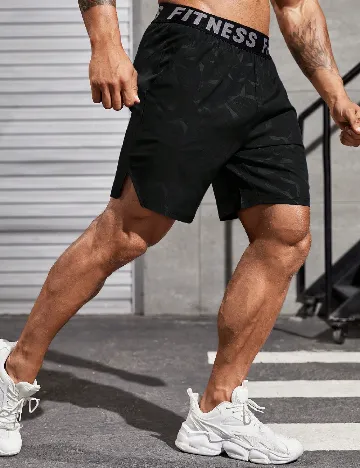 Pantaloni scurti SHEIN, negru