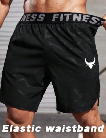 Pantaloni scurti SHEIN, negru