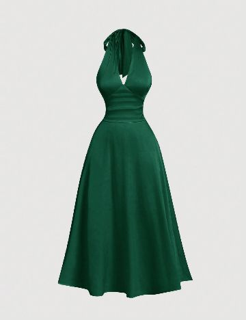 Rochie lunga SHEIN, verde