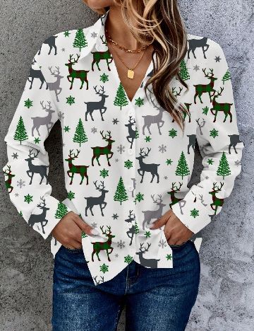 Camasa Emery Rose, alb