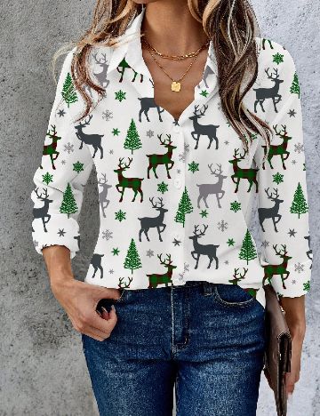 Camasa Emery Rose, alb