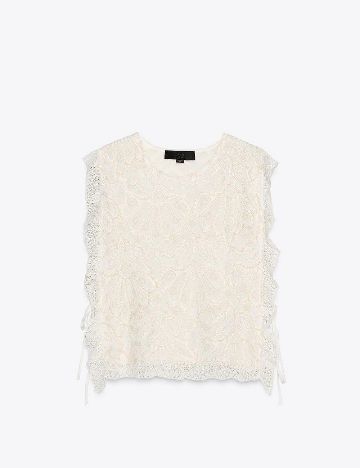 Top Zara, alb