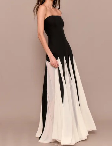 Rochie lunga PrettyLittleThing, negru