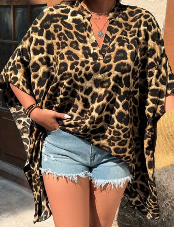 Bluza SHEIN CURVE, animal print