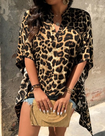 Bluza SHEIN CURVE, animal print
