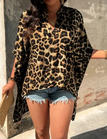 Bluza SHEIN CURVE, animal print