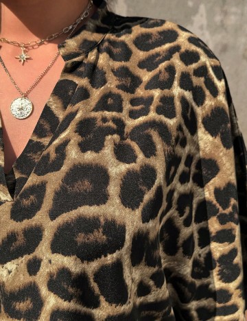 Bluza SHEIN CURVE, animal print