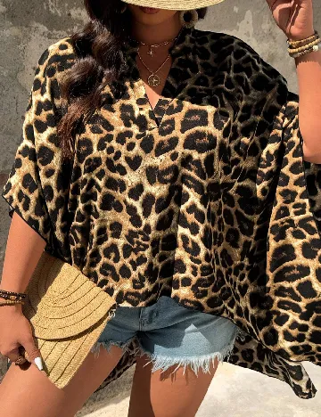 Bluza SHEIN CURVE, animal print