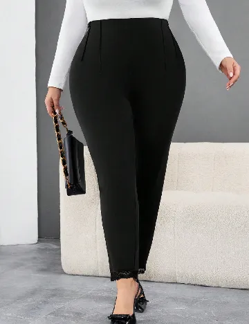 Pantaloni SHEIN CURVE, negru