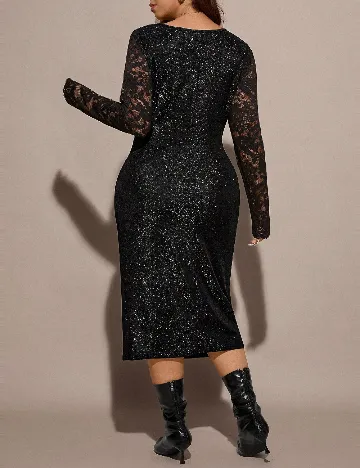 Rochie medie SHEIN CURVE, negru