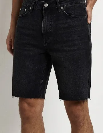 Pantaloni scurti River Island, negru