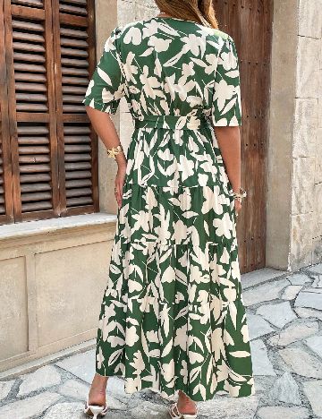 Rochie lunga SHEIN CURVE, verde