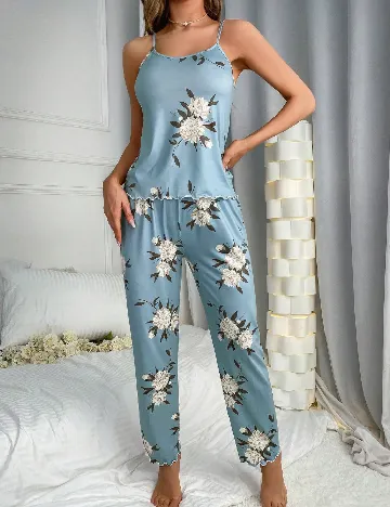 Pijama SHEIN, albastru