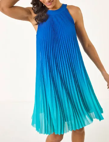 Rochie scurta Roman, albastru