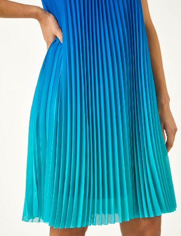 Rochie scurta Roman, albastru