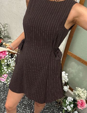 Rochie scurta SHEIN, maro