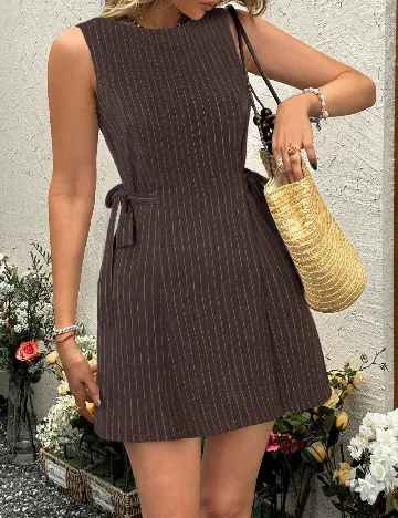 Rochie scurta SHEIN, maro