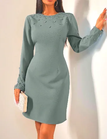 Rochie scurta SHEIN, verde
