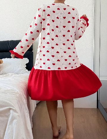 Rochie de noapte SHEIN CURVE, crem