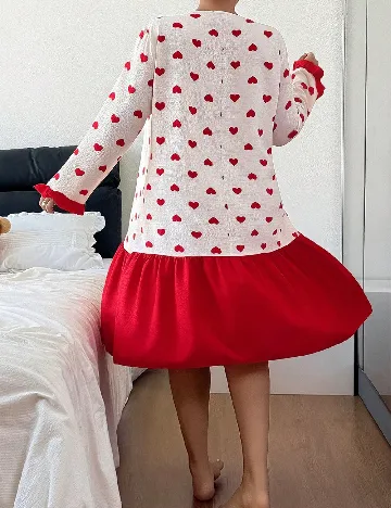 Rochie de noapte SHEIN CURVE, crem