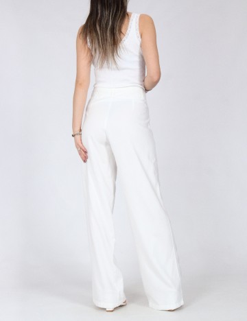 Pantaloni Stradivarius, alb