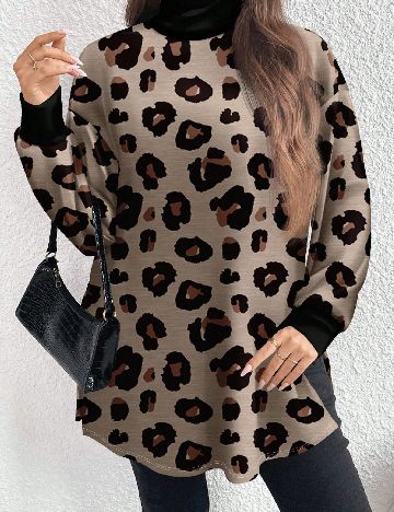 Bluza SHEIN CURVE, animal print