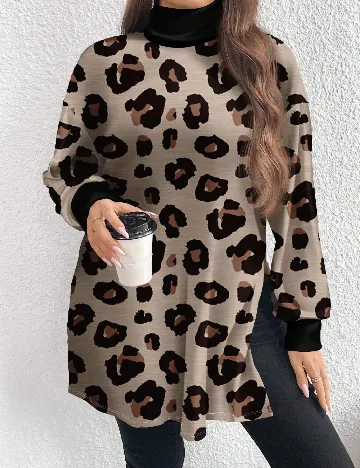 Bluza SHEIN CURVE, animal print