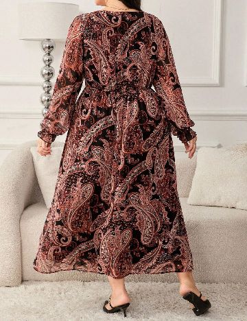 Rochie lunga SHEIN CURVE, mix culori