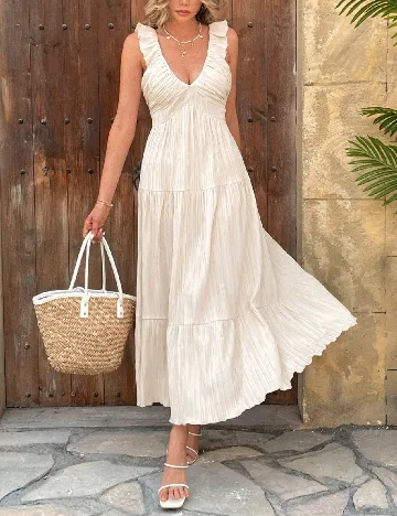 Rochie lunga SHEIN, bej