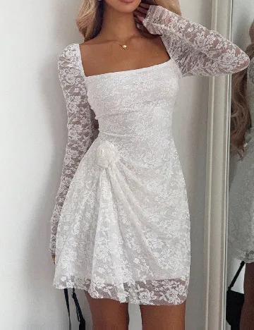 Rochie scurta SHEIN, alb