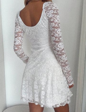 Rochie scurta SHEIN, alb