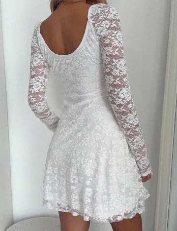 Rochie scurta SHEIN, alb