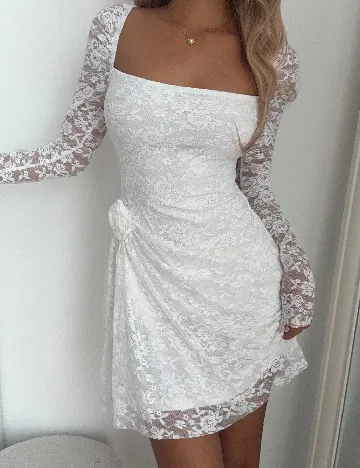 Rochie scurta SHEIN, alb