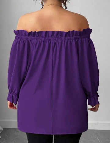 Bluza SHEIN CURVE, mov