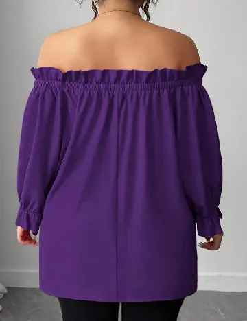 Bluza SHEIN CURVE, mov