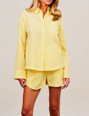 Camasa Oversize THE COUTURE CLUB, galben