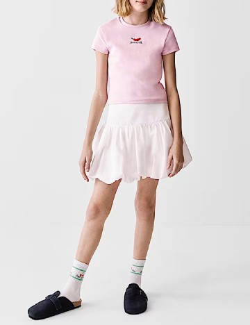 Fusta M&S Collection, alb