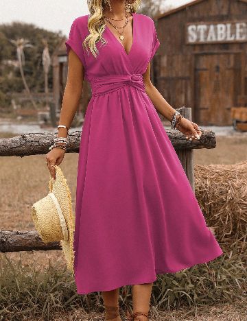 Rochie medie SHEIN, roz