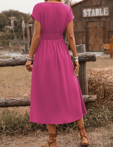 Rochie medie SHEIN, roz