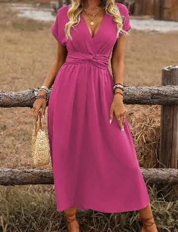 Rochie medie SHEIN, roz