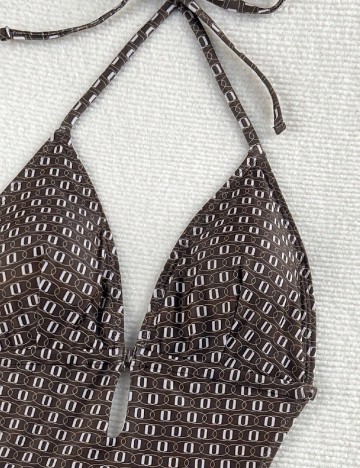 Costum de baie SHEIN, maro